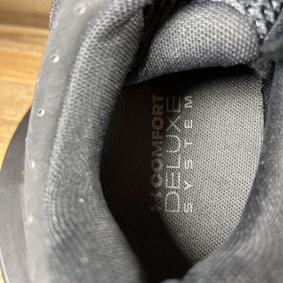 Under Armour Mens Sz 13 Charged Assert 9 Black Lace Up Running Shoes Sneaker - Picture 7 of 10